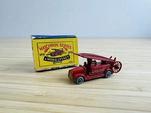 MATCHBOX REGULAR WHEEL NO. 9-A DENNIS FIRE ESCAPE MIB - Picture 1 of 8