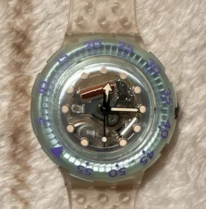 Swatch SCUBA 1991 - BLUE ICE - Neu im Original Etui - Bild 1 von 9
