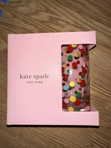 KATE SPADE Confetti 2 Piece Highball Glass Set - NIB - Picture 1 of 2