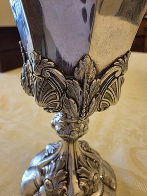 Антикварный кубок из чистого серебра 1800-х годов. Редкая находка - Изображение 1 из 4