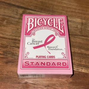 Bicycle Playing Cards Pink Breast Cancer Standard Edition 2009 Brand New/Sealed - Picture 1 of 6