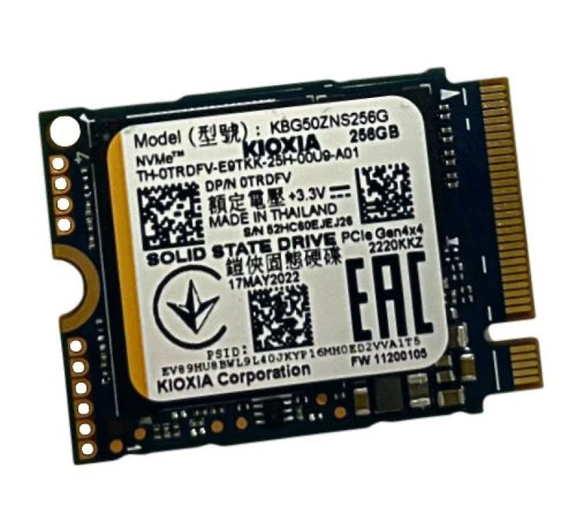 KBG50ZNS256G - SOLID STATE DRIVE 256GB 2230 PCIe NVMe Value  - Image 1 of 1