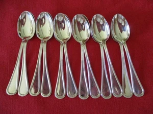 (12) 800 Silver Demitasse Spoons, European - Picture 1 of 4
