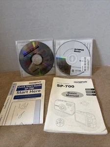 Olympus SP-700 Basic Manual & Software  Disk - Picture 1 of 1