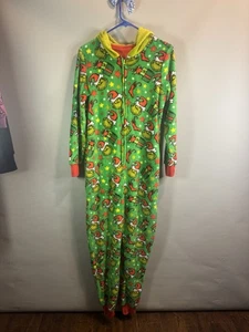 Dr Suess The Grinch One Piece Hooded Christmas Costume Unisex Small - Picture 1 of 15