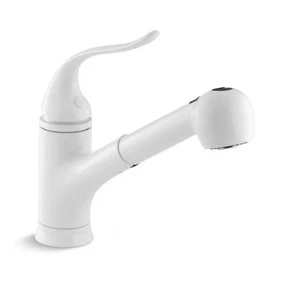 KOHLER K-15170-0-EA Coralais Küchen Spültischarmatur ausziehbar SPRAY, WEISS  - Bild 1 von 11