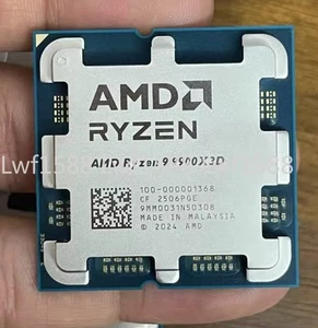 Processeur CPU de bureau AMD Ryzen 9 9900X3D 12 cœurs 24 threads AM5 R9 9900X3D - Photo 1/1