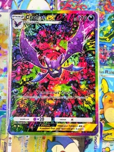 Crobat EX pocket app handmade card tcg full art Wisdom of sea and sky Set - Picture 1 of 2