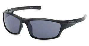 Harley-Davidson Women's Racer Square Sunglasses, Shiny Black Plastic Frames - Picture 1 of 4