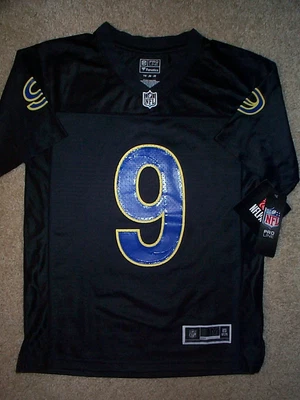 *IRREGULAR* LA Rams MATTHEW STAFFORD NFL JERSEY JÓVENES NIÑOS NIÑOS (m-mediano 10-12) Foto 1 de 3
