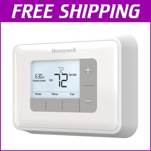 User-Friendly Programmable Thermostat with Smart Response Technology - White - Picture 1 of 4