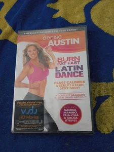 Denise Austin Burn Fat Fast Latin Dance Brand New - Picture 1 of 6