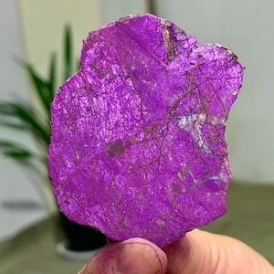 52G Namibia Natural Metallic Dark Purple Purpurite Piece Rough Rare Specimen - Picture 1 of 24