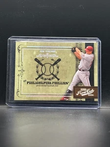 Jim Thome 2024 Playoff Century Prime Cuts Insert #'d /50 Phillies - Bild 1 von 3