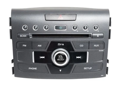 Reproductor de CD radio AM FM Honda CR-V 2012-2014 OEM 39100-T0A-A510-M1 código facial 1XNA Foto 1 de 4