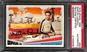 Martin Landau Signed 1976 Donruss Space: 1999 Card #39 PSA/DNA (Grad Collection) - Picture 1 of 4
