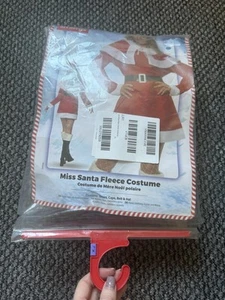 Smiffys Miss Santa Fleece Costume Christmas Fancy Dress Size XL - Picture 1 of 3