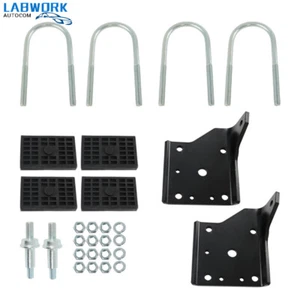 Multi Leaf Shock Plate Kit For Camaro Firebird Nova Spring Pad U-Bolt Stud 12pc - Picture 1 of 11