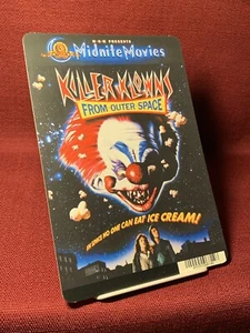 BLOCKBUSTER Movie Backer Card Mini Poster Art 5.5" x 8" KILLER KLOWNS - Picture 1 of 4