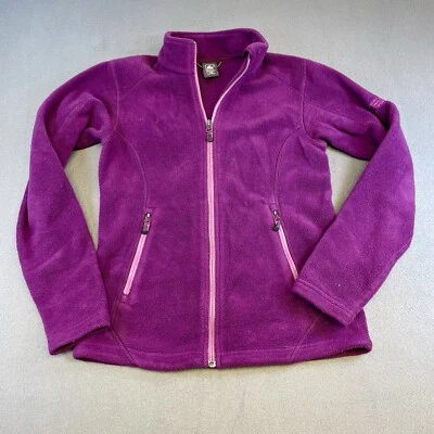 Polartec Eastern Mountain Sports Fleece Jacket Full Zip Purple Outdoor Coat - Image 1 of 4