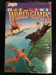 World Games (Atari ST, 1986, EPYX) Tested Game Disks, Complete In Box! - Picture 1 of 14