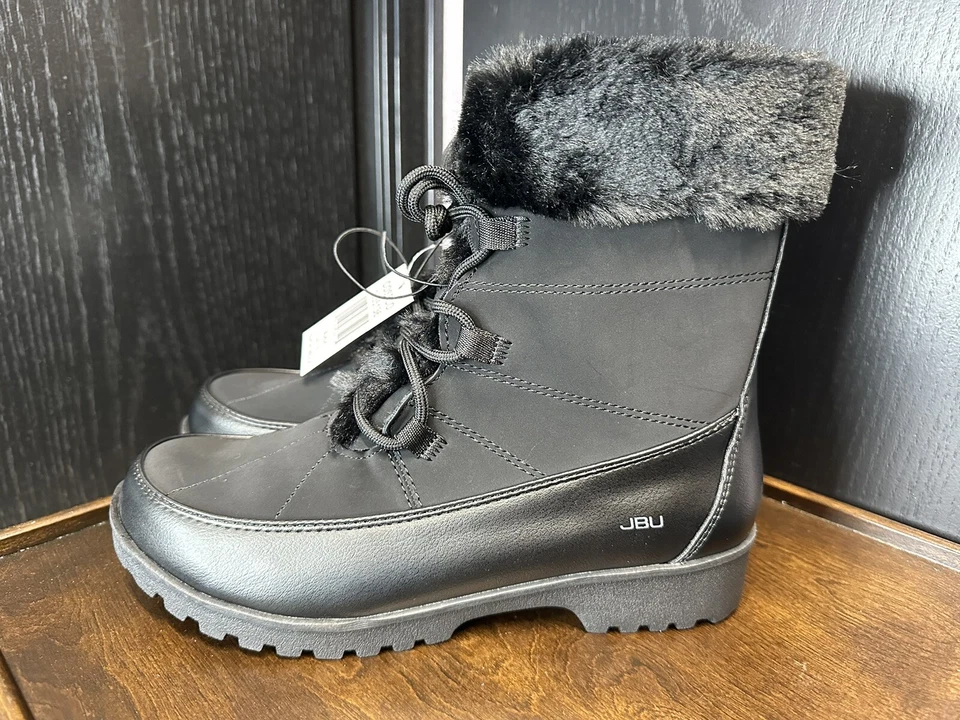 JBU JSPORT Colorado Boots Women Black SIZE 8
