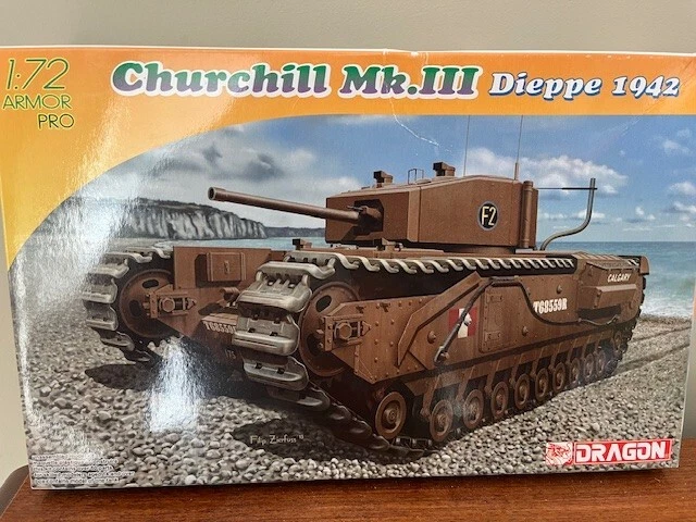 DRAGON CHURCHILL MK III DIEPPE 1942 1-72SCALE 7510 - Image 1 of 2