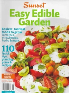 Sunset Magazine Easy Edible Garden Planting Plans Recipes Herbs Strawberries . - Picture 1 of 12