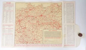 Shell Road Map Germany 1930 Print Document Overview Map - Picture 1 of 2