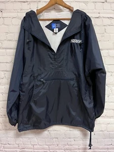 Nestle Small Blue Windbreaker Pullover Hooded Drawstring Uniform Jacket - Picture 1 of 11