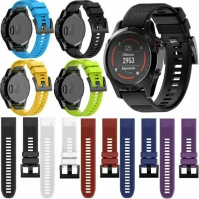 Silikon Ersatzband Armband Uhrenarmband Strap für Garmin Fenix 5/5Plus GPS Watch