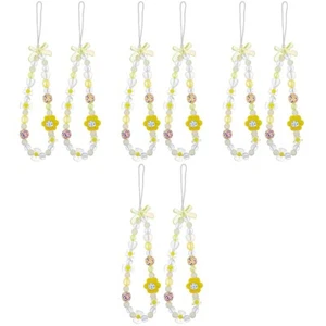 8 PCs Telefon hängende Perlengelenkseile Telefonhänge -Seil Telefondekoration - Zdjęcie 1 z 12