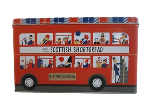 Marks And Spencer M&S Shortbread scozzese autobus a due piani prodotto latta-scozia - Foto 1 di 5
