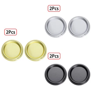 2Pcs Alloy Round Plate,Candle Holders with Coating Simple Vintage Candlesticks - Picture 1 of 31