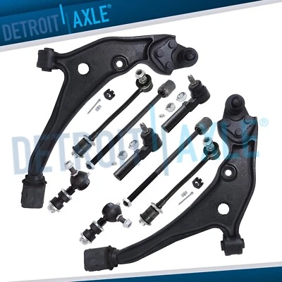 10pc Front Lower Control Arm Suspension Kit for 1999-2002 Mercury Villager Quest - Image 1 of 4