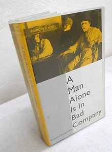 Robert Broekhuis,A MAN ALONE IS IN BAD COMPANY,VHS,ed.à voir 1992[teatro,TV - Bild 1 von 2