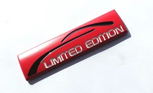 1X 3D Metal Edición Limitada Emblema Insignia Coche Pegatina Trasera Autoadhesiva Rojo - Imagen 1 de 3