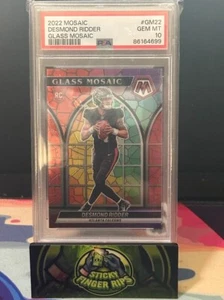 2022 Panini Mosaic Desmond Ridder Glass Mosaic GRADED PSA 10 GEM MINT - FALCONS - Picture 1 of 2