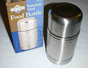 LAKE N TRAIL Stainless Steel 24 oz Vacuum Insulated Wide Mouth Bottle NEW in Box