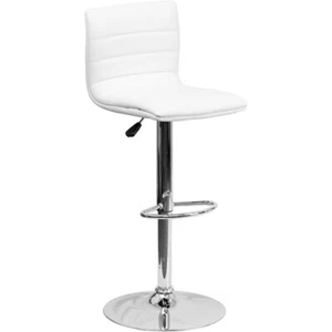 Flash Furniture White Contemporary Barstool, White - CH-92023-1-WH-GG - Picture 1 of 1