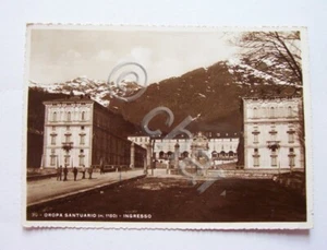 Cartolina Santuario di Oropa - Ingresso 1937. - Foto 1 di 1