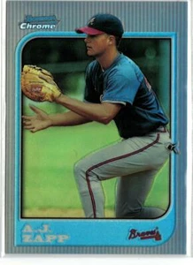 1997 Bowman Chrome Refractors #253 A.J. Zapp RC Braves - Picture 1 of 1