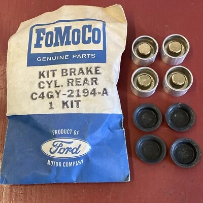 1964 MERCURY COMET REAR BRAKE WHEEL CYLINDER PISTON REPAIR KIT NOS - Image 1 of 4