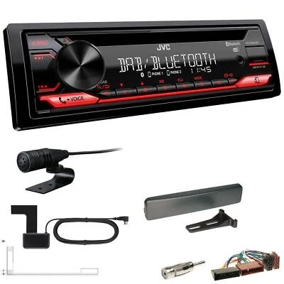 JVC KD-DB622BT DAB inkl Antenne Bluetooth USB für Jaguar S-Type bis 2002 silber - Bild 1 von 4