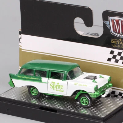 1/64 1957 Chevrolet 150 Handyman Station Wagon Gasser Diecast Chevy Car Model - Image 1 of 4