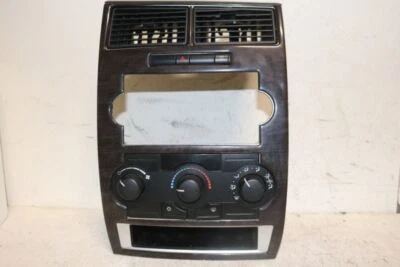2006-2007 DODGE CHARGER A/C HEATER TEMP CONTROL W/BEZEL AIR VENTS OEM R#3186 Foto 1 de 4