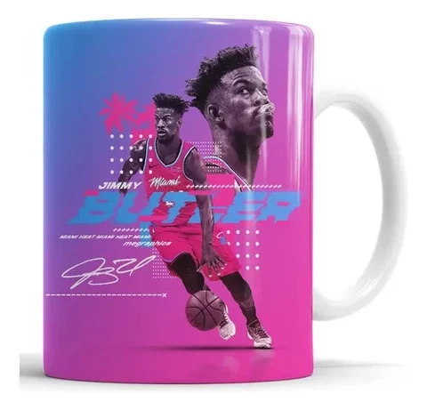 JIMMY BUTLER MIAMI HEAT - NBA MUG CUP - Argentina Basketball Cover