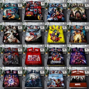 The Avengers Single Double Queen King Bed Doona Duvet Quilt Cover Set Pillowcase - Picture 1 of 27