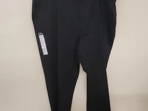 Haggar Herren Premium bügelfrei khaki klassische Passform erweiterbarer Bund Hose Gr. 48WX32L - Bild 1 von 4