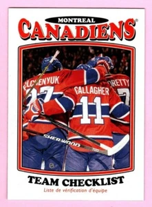 Lista de verificación del equipo O-Pee-Chee Retro #631 Montreal Canadiens 2016-17 - Imagen 1 de 1